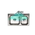 BEWELLO Alsó Csatlakozós, Vízmelegítő Zuhanyfejes Csaptelep, LCD Kijelzővel , fürdőszobai kádra szerelhető csaptelep átfolyós alsó csatlakozó átfolyós vízmelegítő 3000w