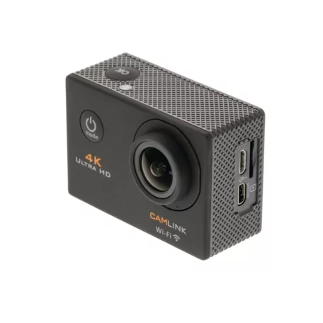 CAMLINK Akciókamera | 4K@30fps | 16 MPixel | Vízálló akár: 30.0 m | 90 min | Wi-Fi | Az alkalmazás elérhető:: Android™ / IOS | Rögzítőt tartalmaz | Fekete