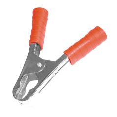   Home VBC 100/RD akkumulátorcsipesz, 100 A, szigetelt, forrasztható, 12 V, 110 mm, piros