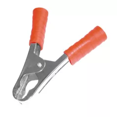   Home VBC 100/RD akkumulátorcsipesz, 100 A, szigetelt, forrasztható, 12 V, 110 mm, piros