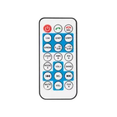   SAL VBT 1100/RD smart autórádió, 4 x 45 W, 4 RCA, FM, BT, USB, SD, AUX, kék LED kijelző és gombok, Android/iOS App