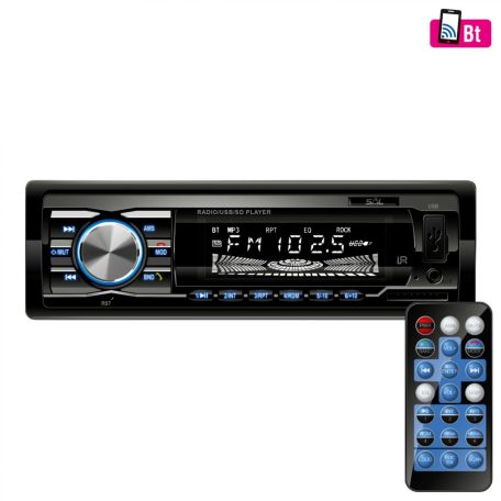 SAL VB 3100 smart autórádió, 4 x 45 W, 4 RCA, FM, BT, USB, MicroSD, AUX, Android App