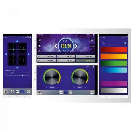 Sal VB 8000 Smartlink autórádió és multimédiás Fejegység, SMARTLINK, hibrid bluetooth kapcsolat IOS és Android kompatibilis