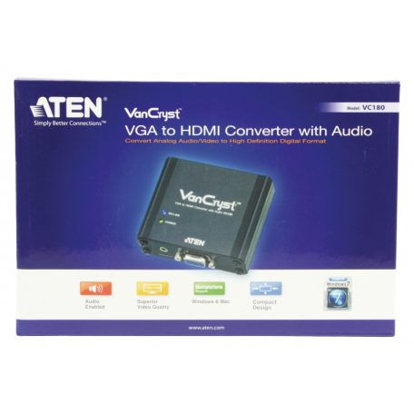 HDMI Átalakító VGA Aljzat - HDMI Kimenet