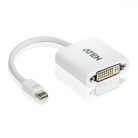 Mini DisplayPort Kábel Mini DisplayPort Dugó - DVI-I 24+5p Aljzat 0.15 m Fehér