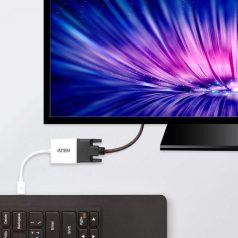   Mini DisplayPort Kábel Mini DisplayPort Dugó - DVI-I 24+5p Aljzat 0.15 m Fehér
