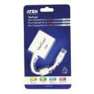 Mini DisplayPort Kábel Mini DisplayPort Dugó - DVI-I 24+5p Aljzat 0.15 m Fehér