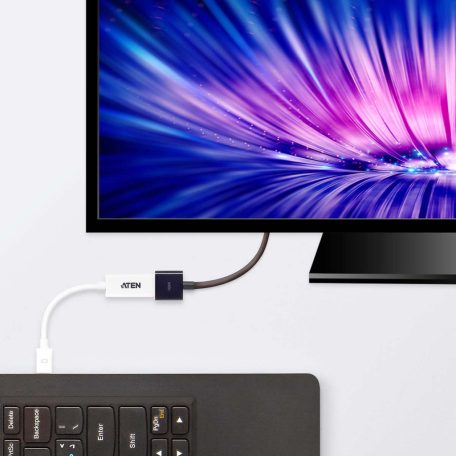 Mini DisplayPort Kábel Mini DisplayPort Dugó - HDMI Csatlakozó 0.15 m Fehér
