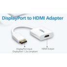 DisplayPort Kábel DisplayPort Dugó - HDMI Aljzat 0.15 m Fehér