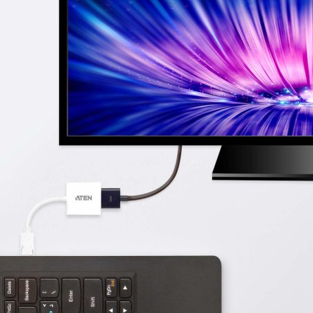 DisplayPort Kábel DisplayPort Dugó - HDMI Aljzat 0.15 m Fehér