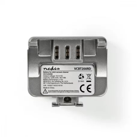 Porszívó akkumulátor | Alkalmas: Nedis® VCCS200 Series | Li-Ion | 18.5 V DC | 2200 mAh | 40.7 Wh