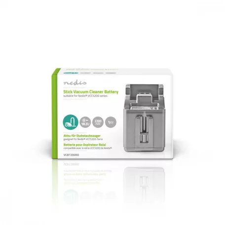 Porszívó akkumulátor | Alkalmas: Nedis® VCCS200 Series | Li-Ion | 18.5 V DC | 2200 mAh | 40.7 Wh