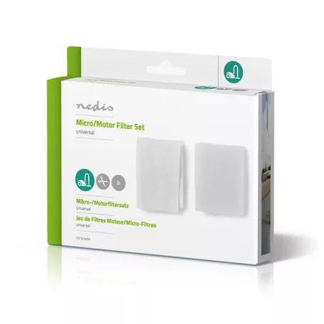 Univerzális porszívó Filter Set | Mikró szűrő | Motor szűrő | Vágható | Altalánosan alkalmazható | Csere a következőre: Univerzális