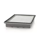 Csere HEPA szűrő | Csere a következőre: Bosch / Siemens | Szürke