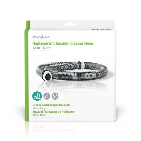 Porszívócső | 32 mm | 1.80 m | Műanyag | Szürke