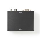 HDMI ™ Converter | HDMI™ Bemenet | VGA Female / 2x RCA Aljzat | 1 irányú | 1280x768 | 1.65 Gbps | Alumínium | Antracit