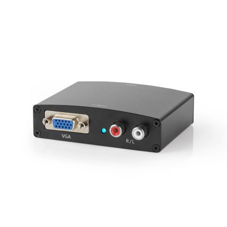 HDMI ™ Converter | HDMI™ Bemenet | VGA Female / 2x RCA Aljzat | 1 irányú | 1280x768 | 1.65 Gbps | Alumínium | Antracit