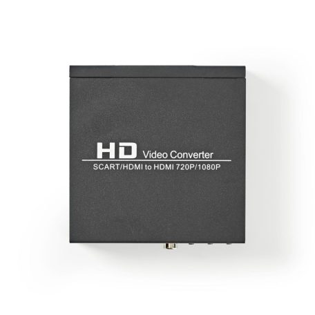 HDMI ™ Converter | SCART Aljzat | HDMI™ Kimenet / 1x 3.5 mm Audió Ki / 1x Digital Audió | 1 irányú | 1080p | 1.65 Gbps | Alumínium | Antracit