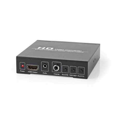 HDMI ™ Converter | SCART Aljzat | HDMI™ Kimenet / 1x 3.5 mm Audió Ki / 1x Digital Audió | 1 irányú | 1080p | 1.65 Gbps | Alumínium | Antracit