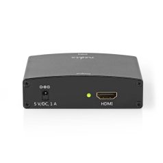   HDMI ™ Converter | VGA Female / 2x RCA Aljzat | HDMI™ Kimenet | 1 irányú | 1080p | 1.65 Gbps | Alumínium | Antracit