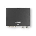 HDMI ™ Converter | VGA Female / 2x RCA Aljzat | HDMI™ Kimenet | 1 irányú | 1080p | 1.65 Gbps | Alumínium | Antracit