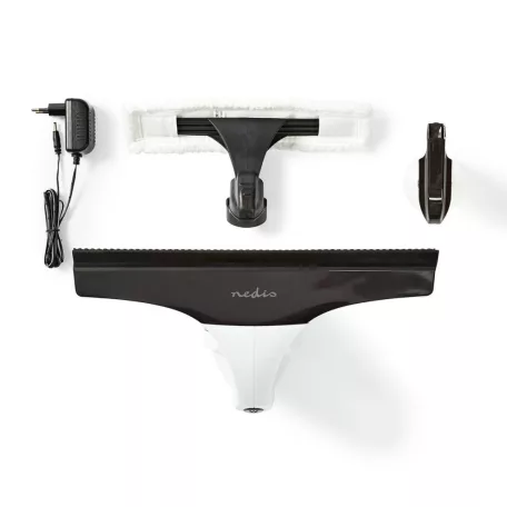 Vezeték Nélküli Ablakporszívó | 20 W | Piszkos víz tartály térfogat: 150 ml | Eltávolítható szennyvíz tartály | Fehér / Fekete