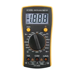   Home VC 830L digitális multiméter, egyenfeszültség, váltófeszültség, egyenáram, ellenállás mérése, mért érték rögzítés