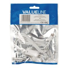 Autós Töltő 2.1 A Apple Lightning Fehér