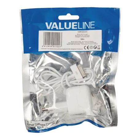 Hálózati Töltő 2.1 A 2.1 A Apple 30-Pólusú Fehér