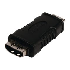   Nagy Sebességű HDMI Adapter Ethernettel HDMI Mini Dugasz - HDMI Aljzat Fekete