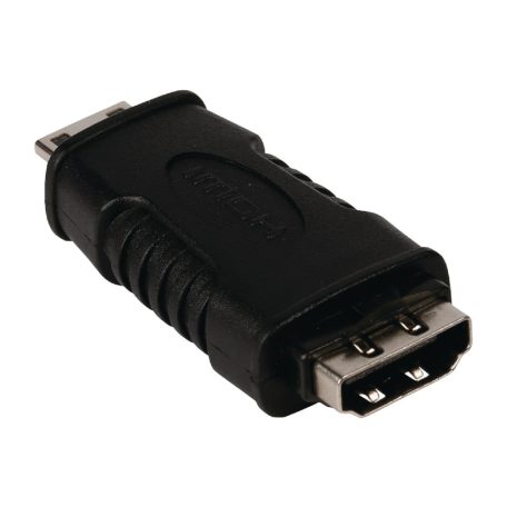 Nagy Sebességű HDMI Adapter Ethernettel HDMI Mini Dugasz - HDMI Aljzat Fekete