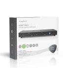 HDMI ™ Mátrix Kapcsoló | 4 db 2 portos port(s) | 4x HDMI™ Bemenet | 2x 3.5 mm / 2x HDMI™ Kimenet / 2x TosLink | 4K@60Hz | 18 Gbps | Távvezérelt | Fém | Antracit