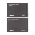 HDMI ™ Hosszabbító | Cat6-on keresztül | 60.0 m-ig | 4K@60Hz | 18 Gbps | Fém | Antracit