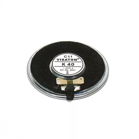 K 40 - 50 Ohm - 4 cm (1,6") miniatűr hangszóró