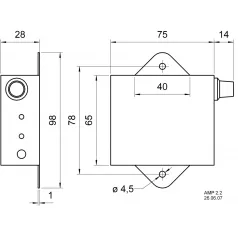 AMP 2.2 LN - Sztereó erősítő szintszabályzókkal