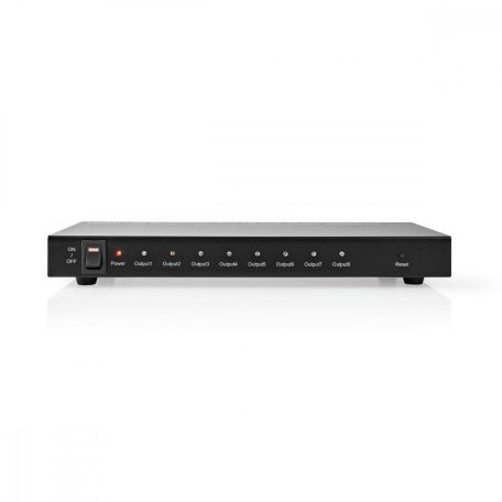 HDMI ™ Splitter | 8-Port port(s) | HDMI™ Bemenet | 8x HDMI™ Kimenet | 4K@30Hz | 3.4 Gbps | Fém | Antracit