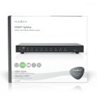 HDMI ™ Splitter | 8-Port port(s) | HDMI™ Bemenet | 8x HDMI™ Kimenet | 4K@30Hz | 3.4 Gbps | Fém | Antracit