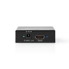   HDMI ™ Splitter | 2-Port port(s) | HDMI™ Bemenet | 2x HDMI™ Kimenet | 4K@60Hz | 18 Gbps | Fém | Antracit