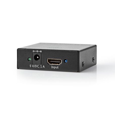 HDMI ™ Splitter | 2-Port port(s) | HDMI™ Bemenet | 2x HDMI™ Kimenet | 4K@60Hz | 18 Gbps | Fém | Antracit