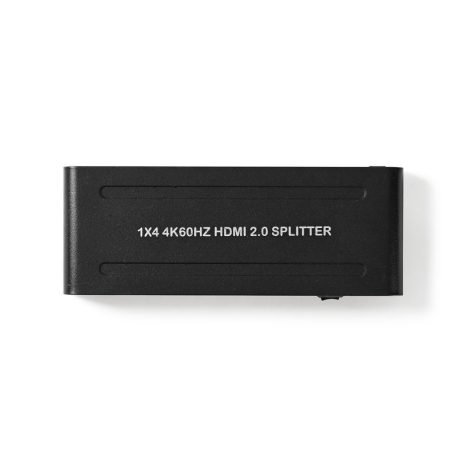HDMI ™ Splitter | 4-Port port(s) | HDMI™ Bemenet | 4x HDMI™ Kimenet | 4K@60Hz | 18 Gbps | Fém | Antracit