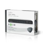HDMI ™ Splitter | 4-Port port(s) | HDMI™ Bemenet | 4x HDMI™ Kimenet | 4K@60Hz | 18 Gbps | Fém | Antracit