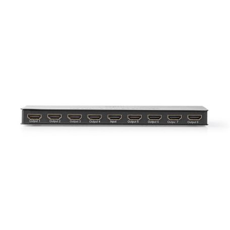HDMI ™ Splitter | 8-Port port(s) | HDMI™ Bemenet | 8x HDMI™ Kimenet | 4K@60Hz | 18 Gbps | Fém | Antracit