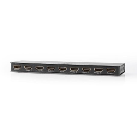 HDMI ™ Splitter | 8-Port port(s) | HDMI™ Bemenet | 8x HDMI™ Kimenet | 4K@60Hz | 18 Gbps | Fém | Antracit