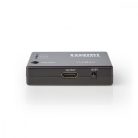 HDMI ™ Switch | 3-Port port(s) | 3x HDMI™ Bemenet | 1x HDMI™ Kimenet | 1080p | 3.4 Gbps | ABS | Fekete