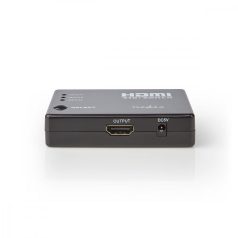   HDMI ™ Switch | 3-Port port(s) | 3x HDMI™ Bemenet | 1x HDMI™ Kimenet | 1080p | 3.4 Gbps | ABS | Fekete