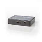HDMI ™ Switch | 3-Port port(s) | 3x HDMI™ Bemenet | 1x HDMI™ Kimenet | 1080p | 3.4 Gbps | ABS | Fekete