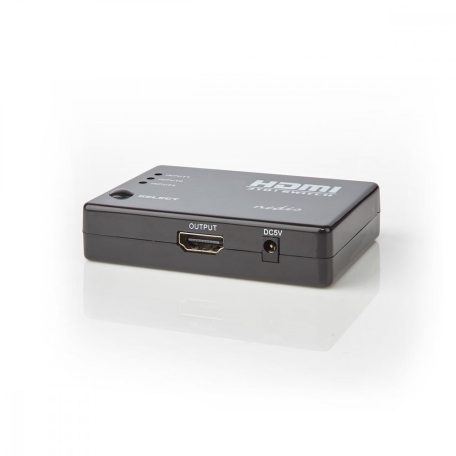 HDMI ™ Switch | 3-Port port(s) | 3x HDMI™ Bemenet | 1x HDMI™ Kimenet | 1080p | 3.4 Gbps | ABS | Fekete