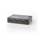 HDMI ™ Switch | 3-Port port(s) | 3x HDMI™ Bemenet | 1x HDMI™ Kimenet | 1080p | 3.4 Gbps | ABS | Fekete