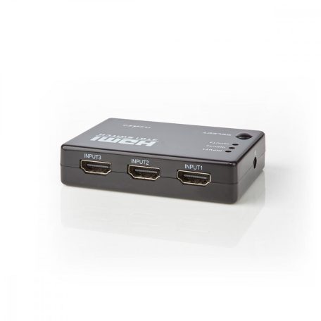HDMI ™ Switch | 3-Port port(s) | 3x HDMI™ Bemenet | 1x HDMI™ Kimenet | 1080p | 3.4 Gbps | ABS | Fekete