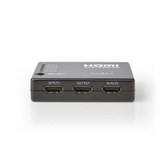   HDMI ™ Switch | 5-Port port(s) | 5x HDMI™ Bemenet | 1x HDMI™ Kimenet | 1080p | 3.4 Gbps | ABS | Fekete
